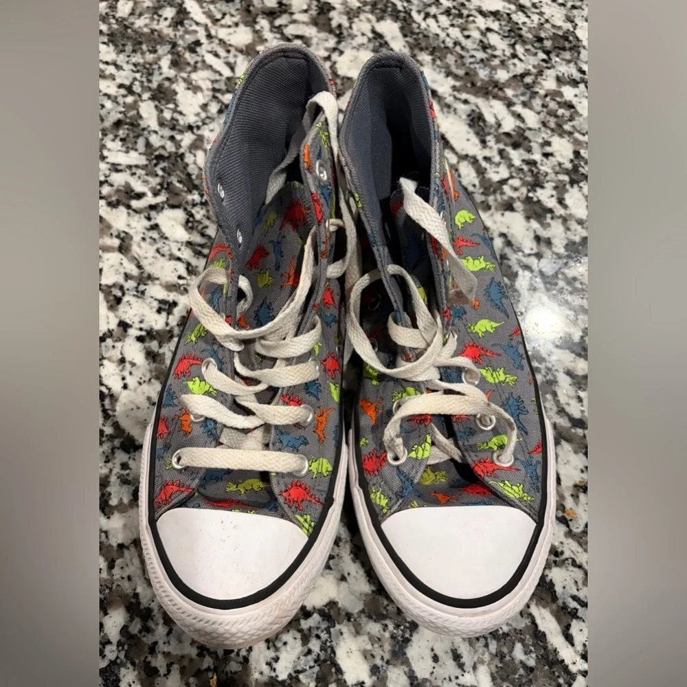 Converse Kids' Multicolor Dinosaur High-Tops - Picture 2 of 5